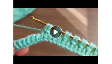 Super Easy Tunisian Knitting Pattern